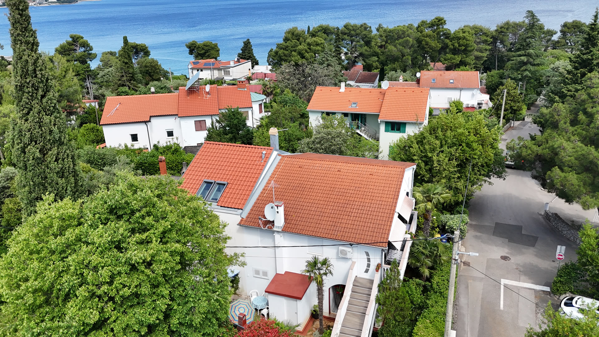 Apartments Stjepan - terasa i pogled na vrt